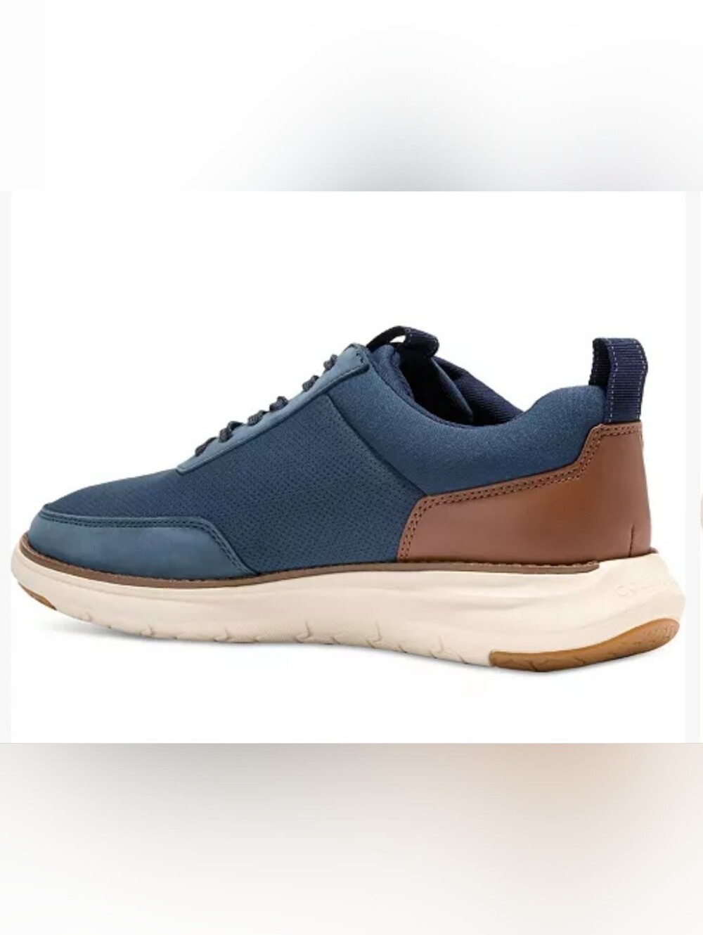 Size 12 Cole Haan Grand Remix Men's Casual Blue Lace-Up Sneakers Retail 160$ - Picture 5 of 9